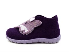 Superfit lila hjemmesko Happy uldfilt